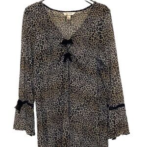 Cacique Vintage Leopard Nightie Vintage Size 18/20